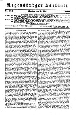 Regensburger Tagblatt Montag 5. Mai 1862