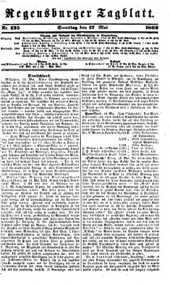 Regensburger Tagblatt Samstag 17. Mai 1862