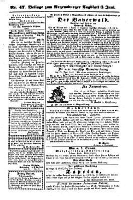 Regensburger Tagblatt Dienstag 3. Juni 1862