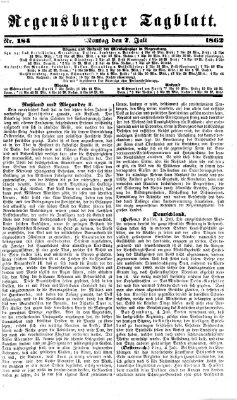 Regensburger Tagblatt Montag 7. Juli 1862