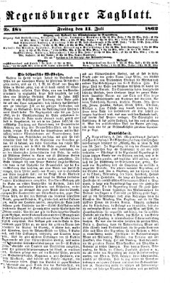 Regensburger Tagblatt Freitag 11. Juli 1862