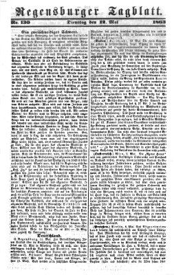 Regensburger Tagblatt Dienstag 12. Mai 1863