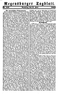 Regensburger Tagblatt Samstag 6. Juni 1863