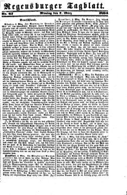 Regensburger Tagblatt Montag 7. März 1864