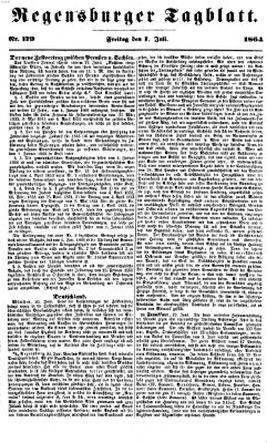 Regensburger Tagblatt Freitag 1. Juli 1864