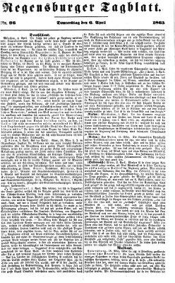 Regensburger Tagblatt Donnerstag 6. April 1865