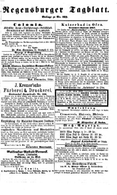 Regensburger Tagblatt Sonntag 7. Mai 1865