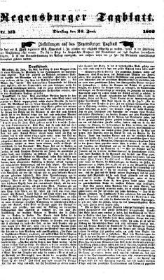 Regensburger Tagblatt Dienstag 26. Juni 1866