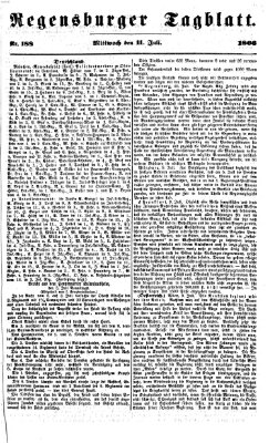 Regensburger Tagblatt Mittwoch 11. Juli 1866