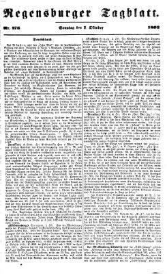 Regensburger Tagblatt Sonntag 7. Oktober 1866