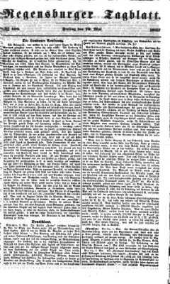 Regensburger Tagblatt Freitag 10. Mai 1867