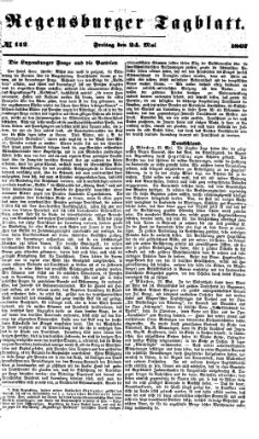 Regensburger Tagblatt Freitag 24. Mai 1867