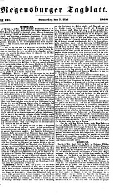 Regensburger Tagblatt Donnerstag 7. Mai 1868
