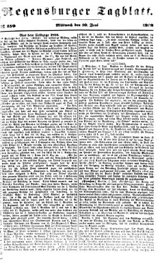 Regensburger Tagblatt Mittwoch 10. Juni 1868
