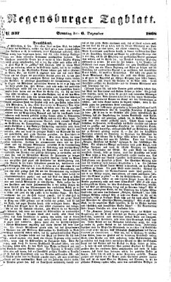Regensburger Tagblatt Sonntag 6. Dezember 1868