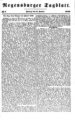 Regensburger Tagblatt Freitag 8. Januar 1869