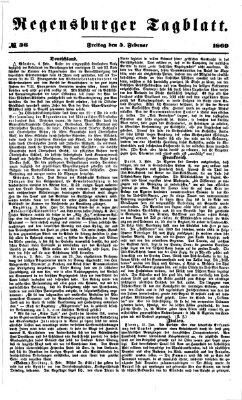 Regensburger Tagblatt Freitag 5. Februar 1869