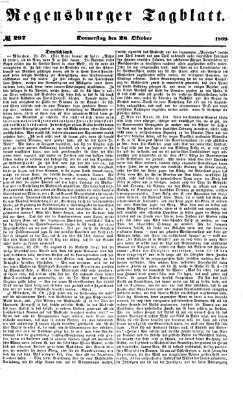 Regensburger Tagblatt Donnerstag 28. Oktober 1869