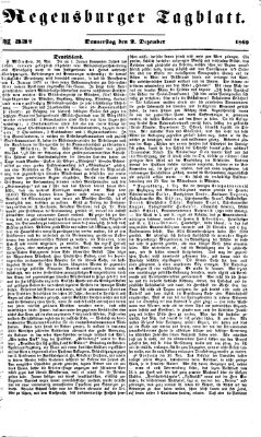 Regensburger Tagblatt Donnerstag 2. Dezember 1869