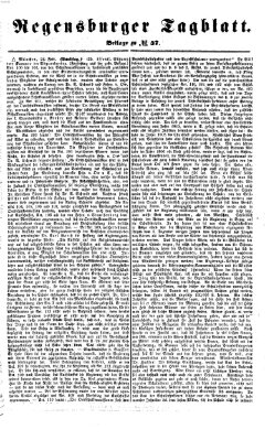 Regensburger Tagblatt Freitag 26. Februar 1869
