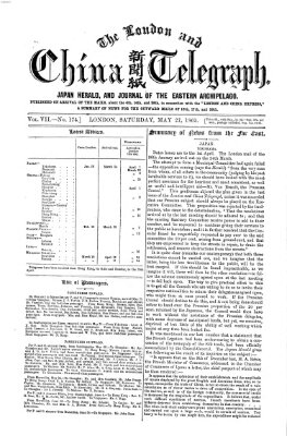 The London and China telegraph Samstag 27. Mai 1865