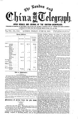 The London and China telegraph Freitag 16. Juni 1865