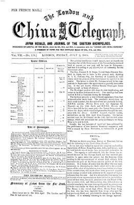 The London and China telegraph Freitag 7. Juli 1865