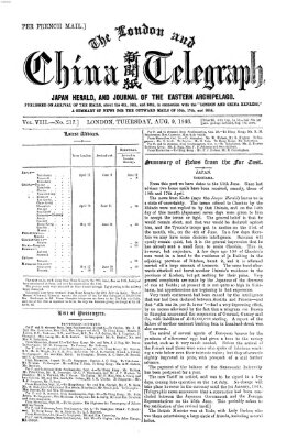 The London and China telegraph Donnerstag 9. August 1866