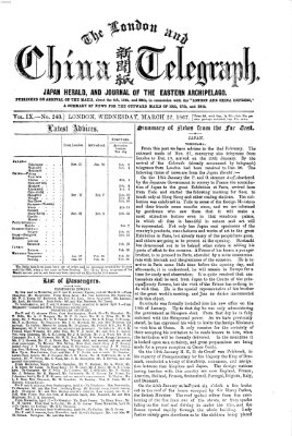 The London and China telegraph Mittwoch 27. März 1867