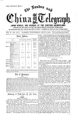 The London and China telegraph Mittwoch 6. Mai 1868