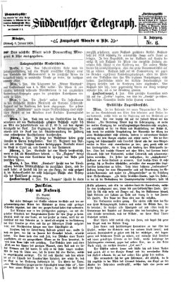 Süddeutscher Telegraph Mittwoch 6. Januar 1869