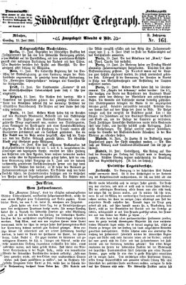 Süddeutscher Telegraph Samstag 12. Juni 1869