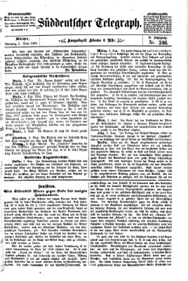 Süddeutscher Telegraph Sonntag 5. September 1869