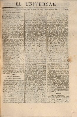El Universal Freitag 27. Oktober 1820