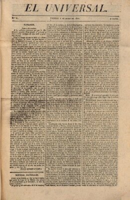 El Universal Freitag 2. März 1821