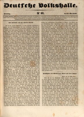 Deutsche Volkshalle Sonntag 17. Mai 1840