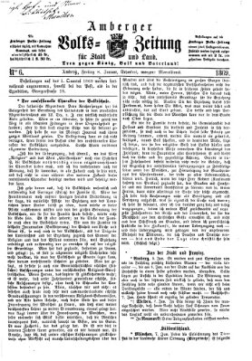 Amberger Volks-Zeitung für Stadt und Land Freitag 8. Januar 1869