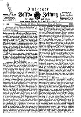 Amberger Volks-Zeitung für Stadt und Land Donnerstag 27. Oktober 1870