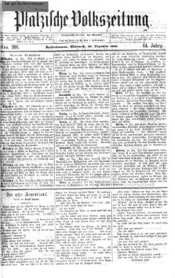 Pfälzische Volkszeitung Mittwoch 26. Dezember 1866