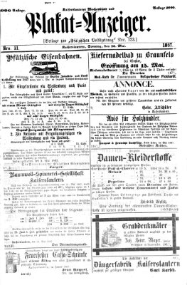 Pfälzische Volkszeitung Sonntag 26. Mai 1867