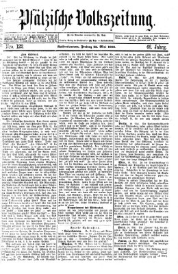 Pfälzische Volkszeitung Freitag 22. Mai 1868