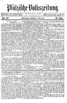 Pfälzische Volkszeitung Mittwoch 4. Mai 1870