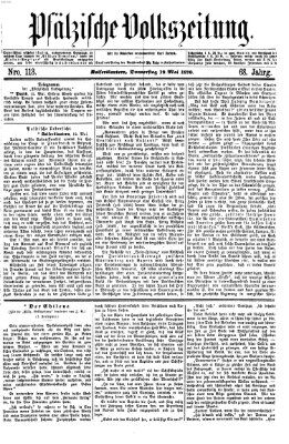 Pfälzische Volkszeitung Donnerstag 12. Mai 1870