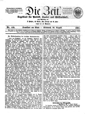 Die Zeit Mittwoch 28. August 1861