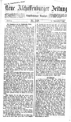 Neue Aschaffenburger Zeitung und Aschaffenburger Anzeiger (Beobachter am Main und Aschaffenburger Anzeiger) Freitag 9. November 1866