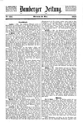 Bamberger Zeitung Mittwoch 11. Mai 1853