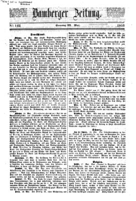 Bamberger Zeitung Sonntag 22. Mai 1853