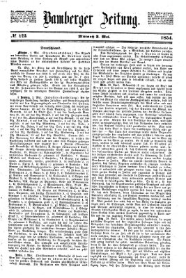 Bamberger Zeitung Mittwoch 3. Mai 1854