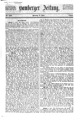 Bamberger Zeitung Freitag 7. Juli 1854