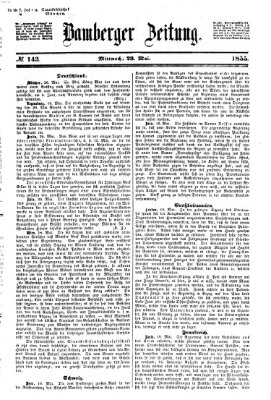 Bamberger Zeitung Mittwoch 23. Mai 1855